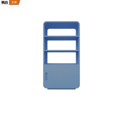 Customized High Quality Custom Wholesale Blue Apparel Display Rack With Base Showcase For Store